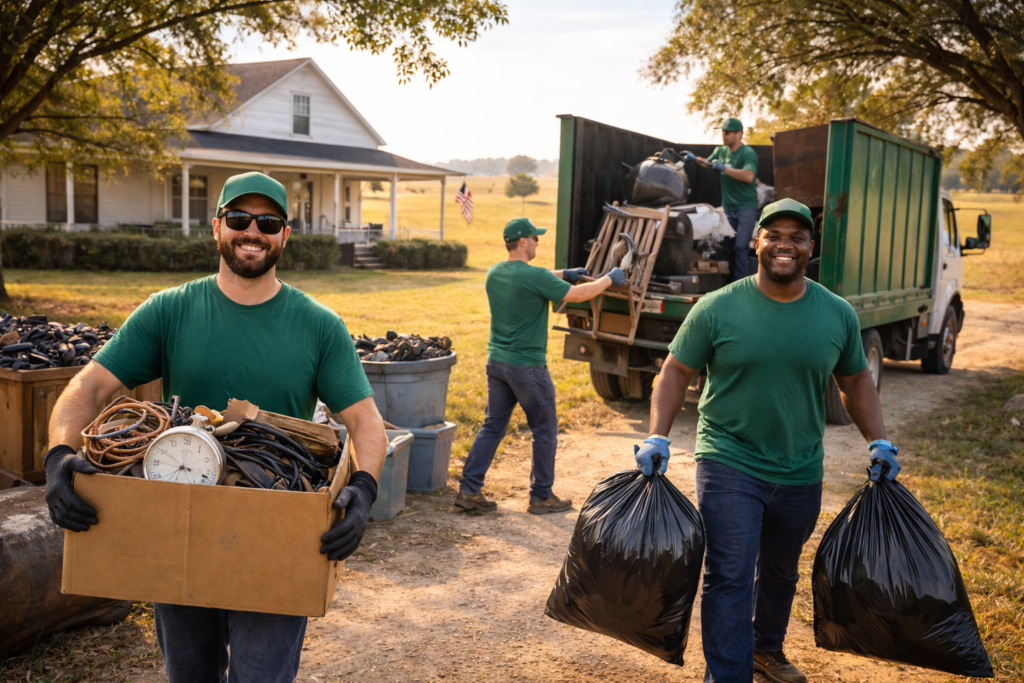 Professional hauling service in Manor neighborhood