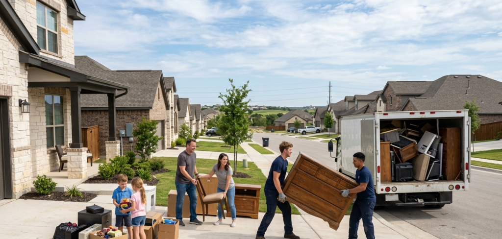 Residential junk pickup service in Kyle, Texas