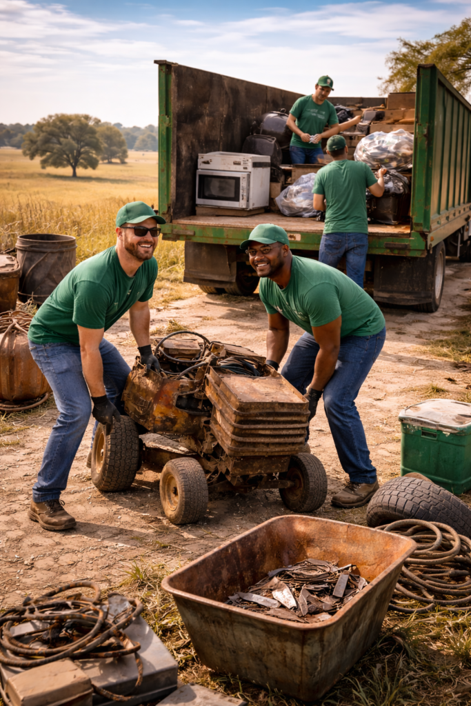 Professional hauling service in Manor neighborhood